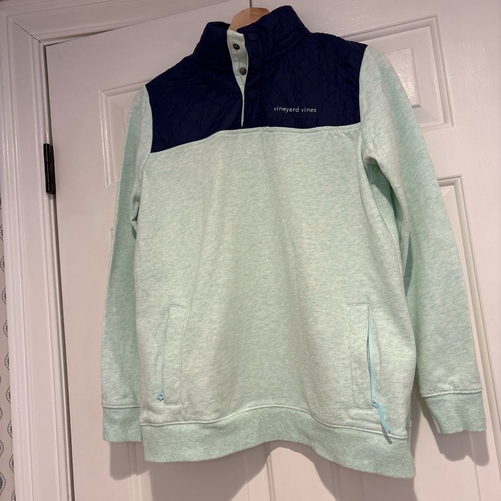 Vineyard Vines Light Green Performance Top
